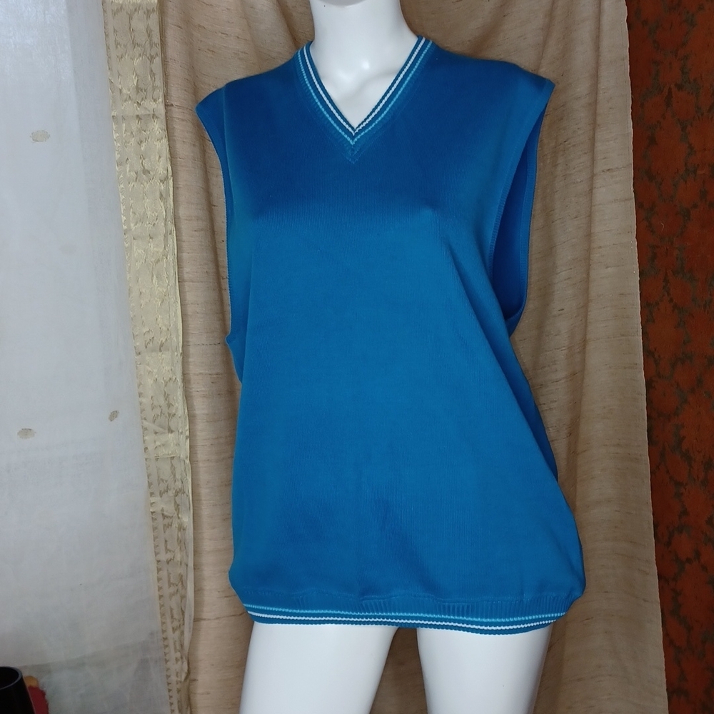 Vintage Roots Golf Cotton Sweater XL Vest